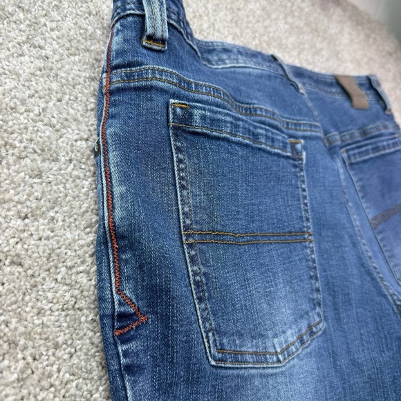 PrAna Men's Denim‎ Blue Jeans BREATHE Size 36x30 Straight Leg Slim Fit - Picture 8 of 15